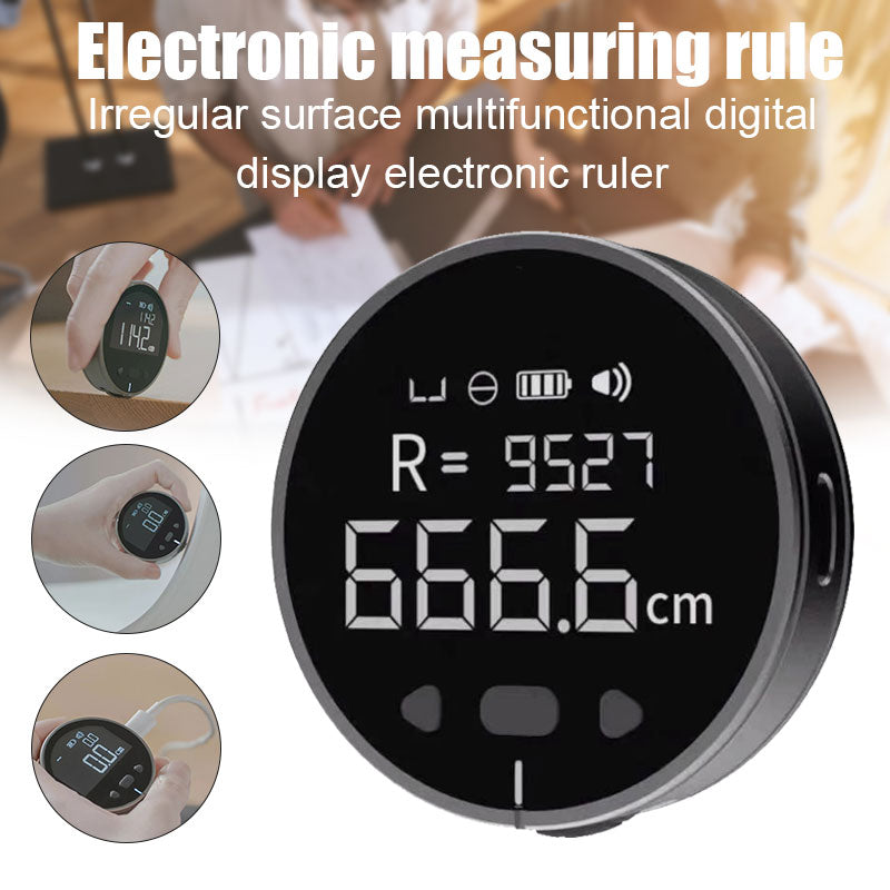 סרט מידה דיגיטלי LCD בדיוק גבוה